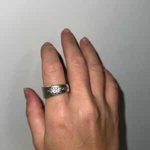 Vintage Sterling Silver Spoon Ring